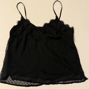 Abercrombie & Fitch Y2K Babydoll V-Neck Spaghetti Strap Tank Top Small